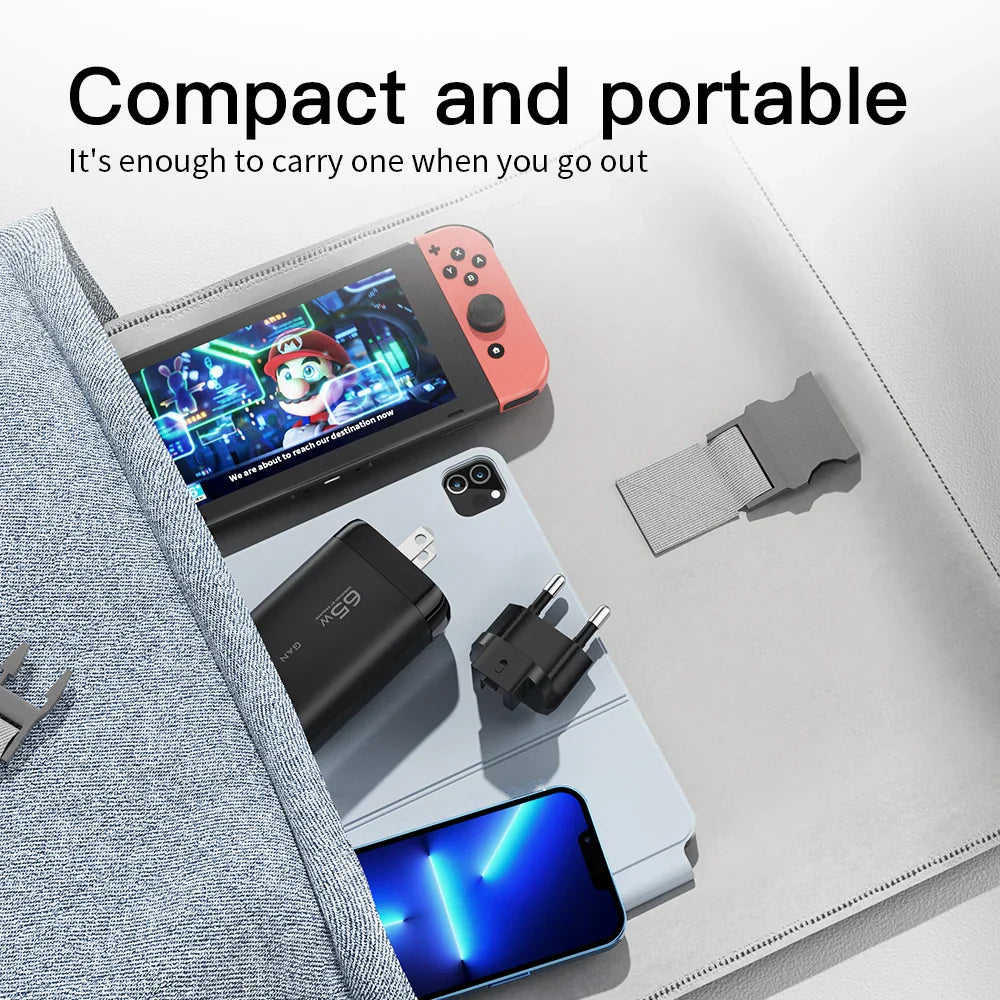 Essager 65W GaN USB Type C Charger For