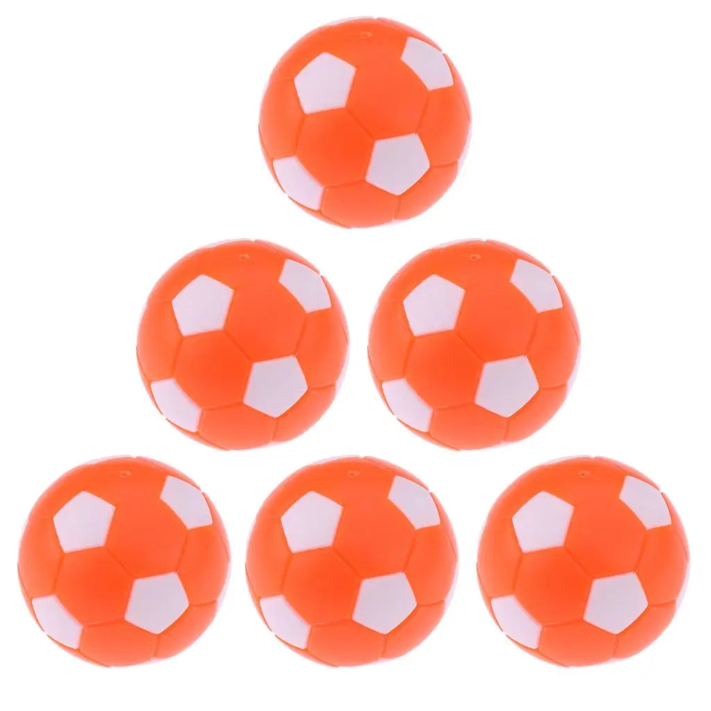 6 Pieces Foosball Table Football Round Indoor Games