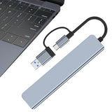 8 Ports USB3.0 Type C Hub OTG Adapter