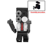 Skibidi Toilet Mini Building Block Anime Action Figure