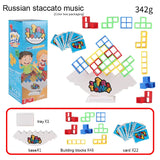 Fun Balance Stacking Building Blocks Board Game Kids