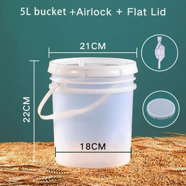 & Kit Making Airlock Brewing With Container For