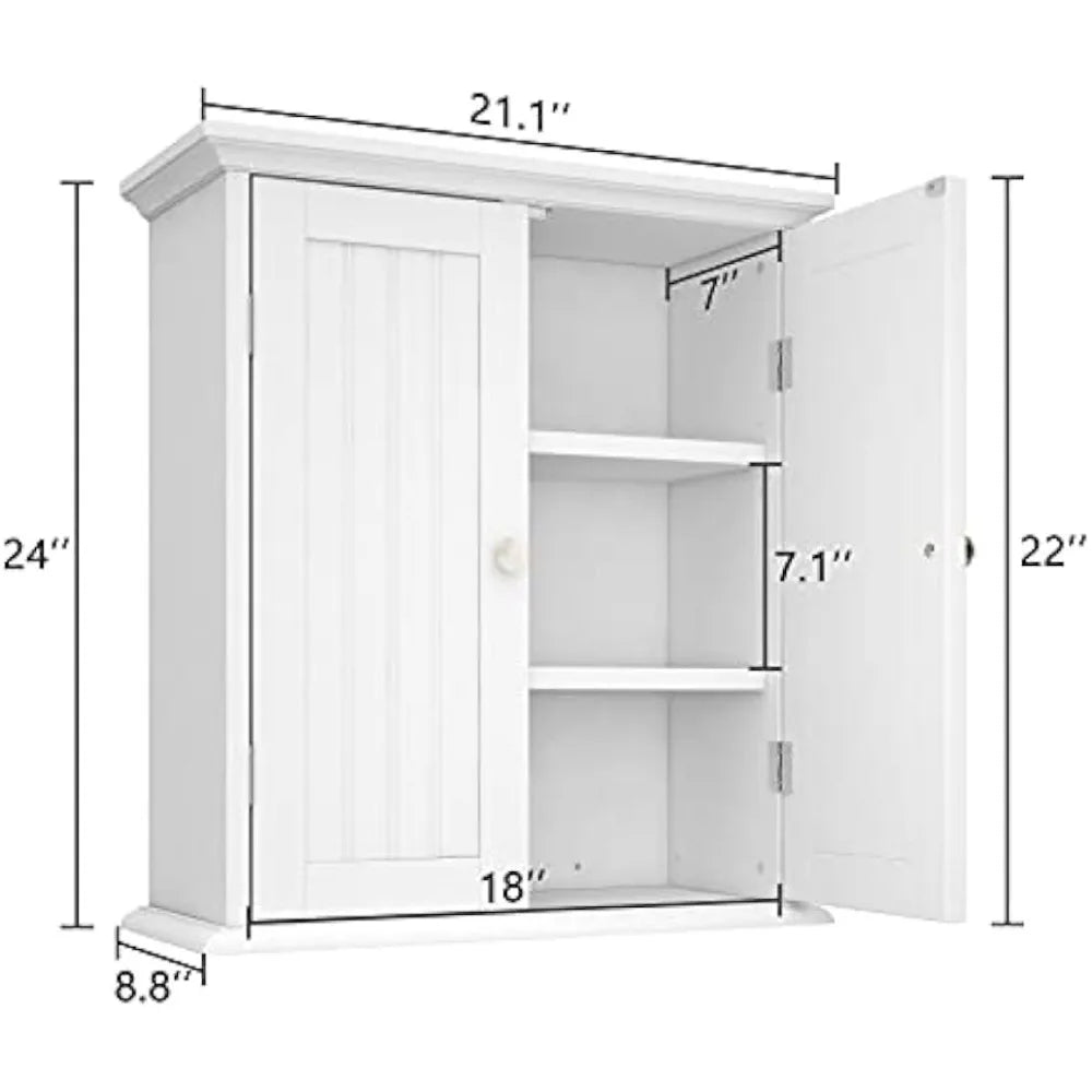 Bathroom Wall Cabinet,Over The Toilet Space Saver Storage