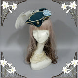Handmade Customized Lolita Exclusive Original Palace Retro Feather