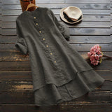 Oversized Cotton Linen Dress for Women Summer Plus