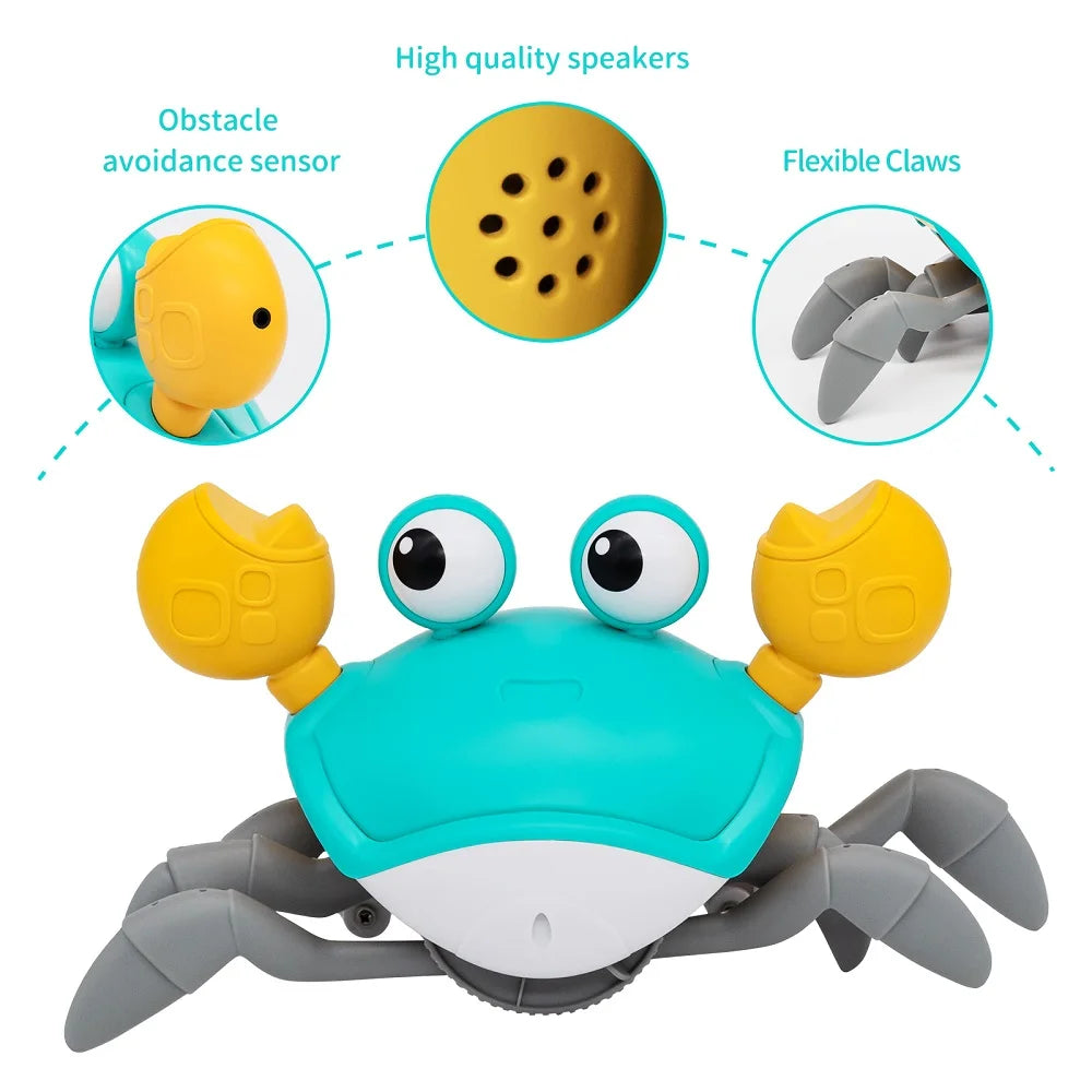 Interactive Crab Toy for Babies Creative Crawling Crab