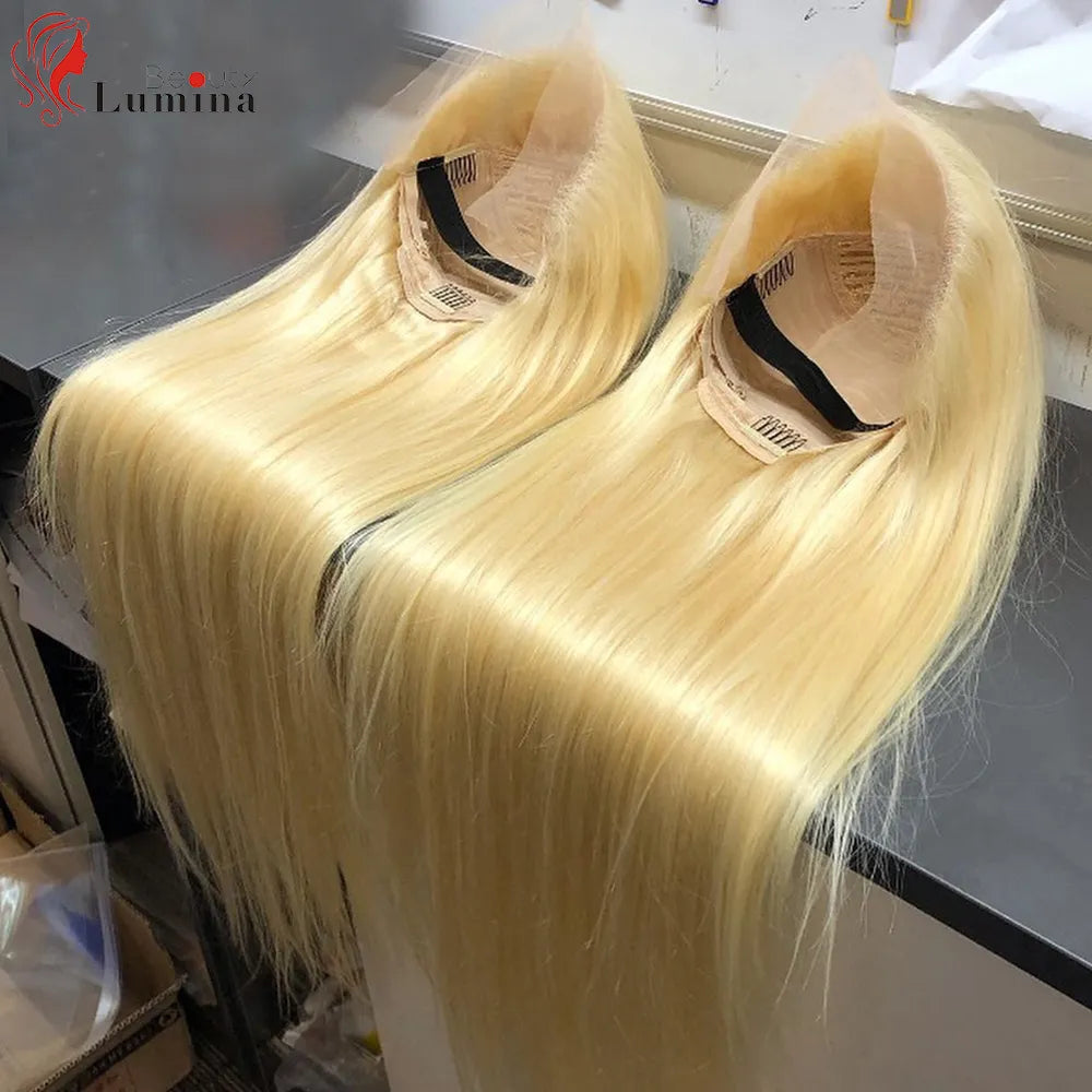 613 Honey Blonde Color 13x4 Lace Front Human