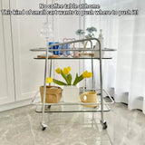 Simple Coffee Tables Creative Transparent Glass Mini Sofa