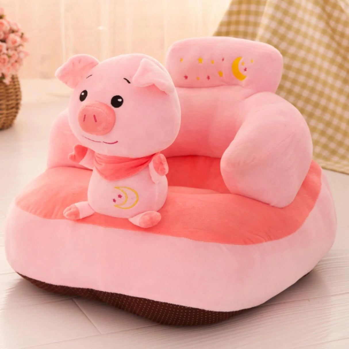 Cartoon Animals Baby Support Sofa Chair Baby Support