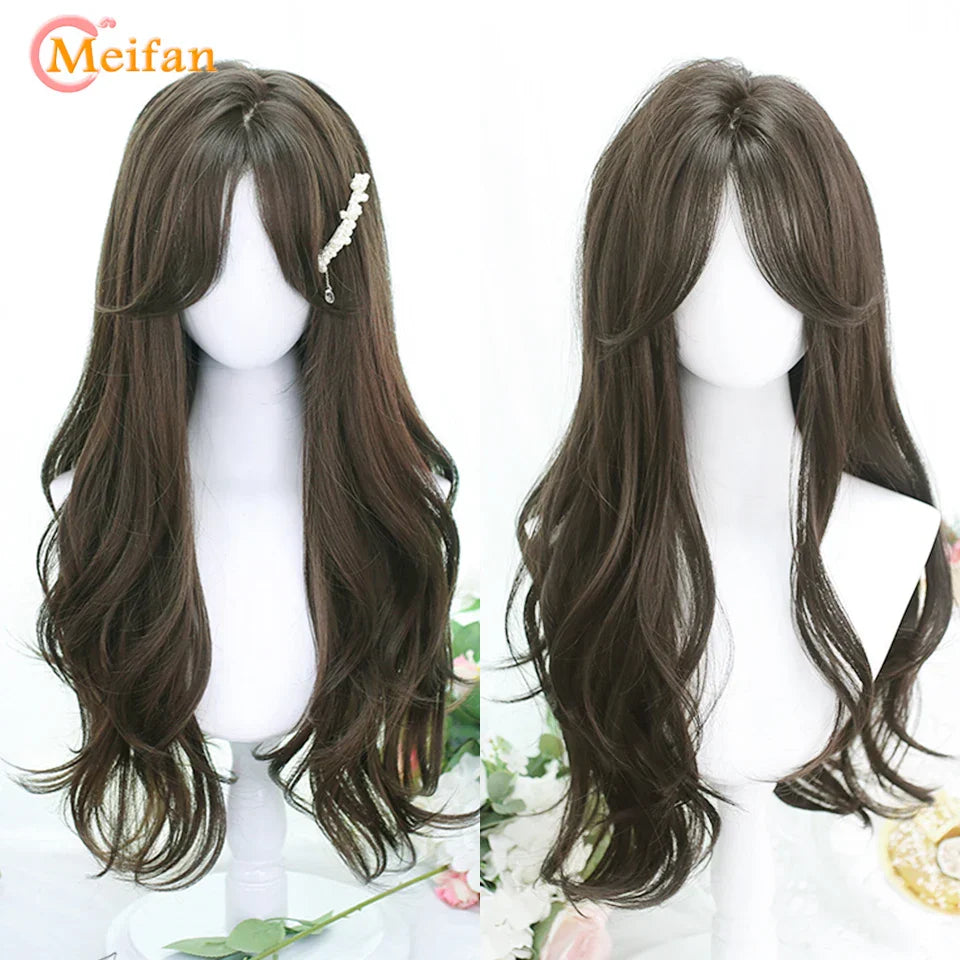 MEIFAN Long Lolita Ombre Harajuku Wig With Bang