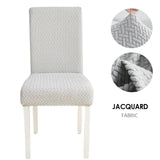 Jacquard Fabric Chair Cover Universal Size Chair Covers