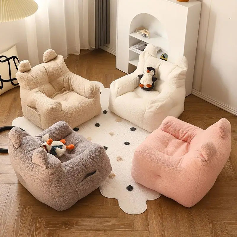 Lazy INS Kids Sofa Mini Bean Bag Lamb