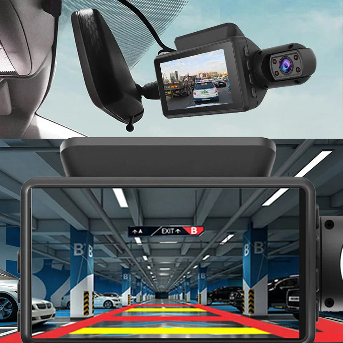 Dash Cam Car Dashboard Camera Car DVR3" Lens