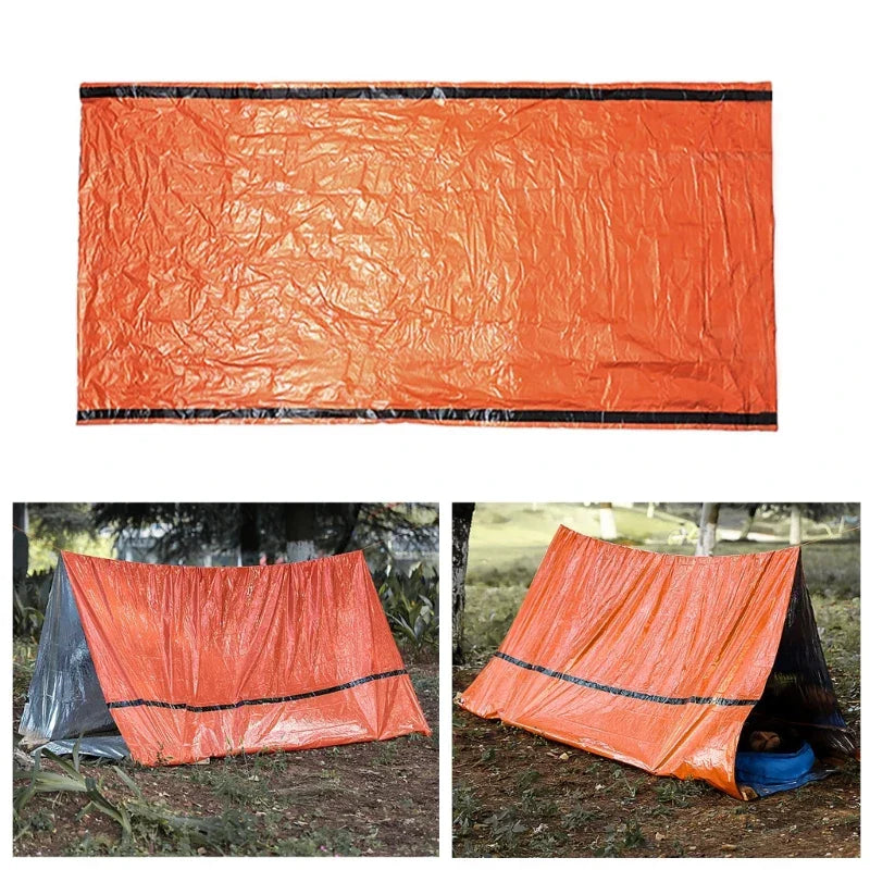 Outdoor Survival Tent 2 Person Emergency Shelter Tube