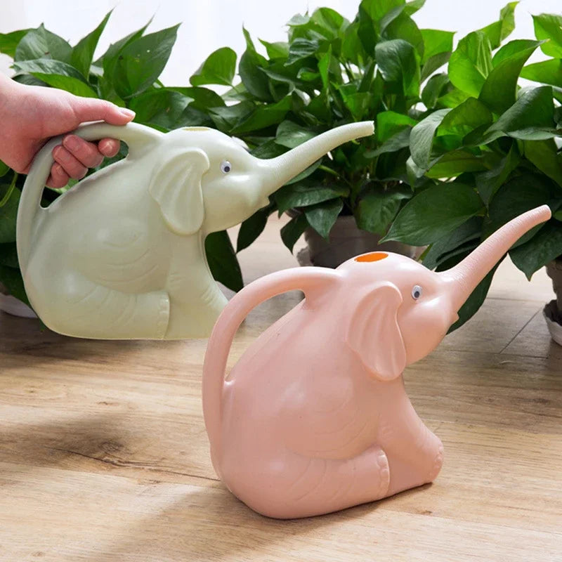 Elephant Shape Watering Can Pot Home Garden Flowers