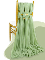10pcs Wedding Chair Decors Chiffon Chair Sashes Wedding