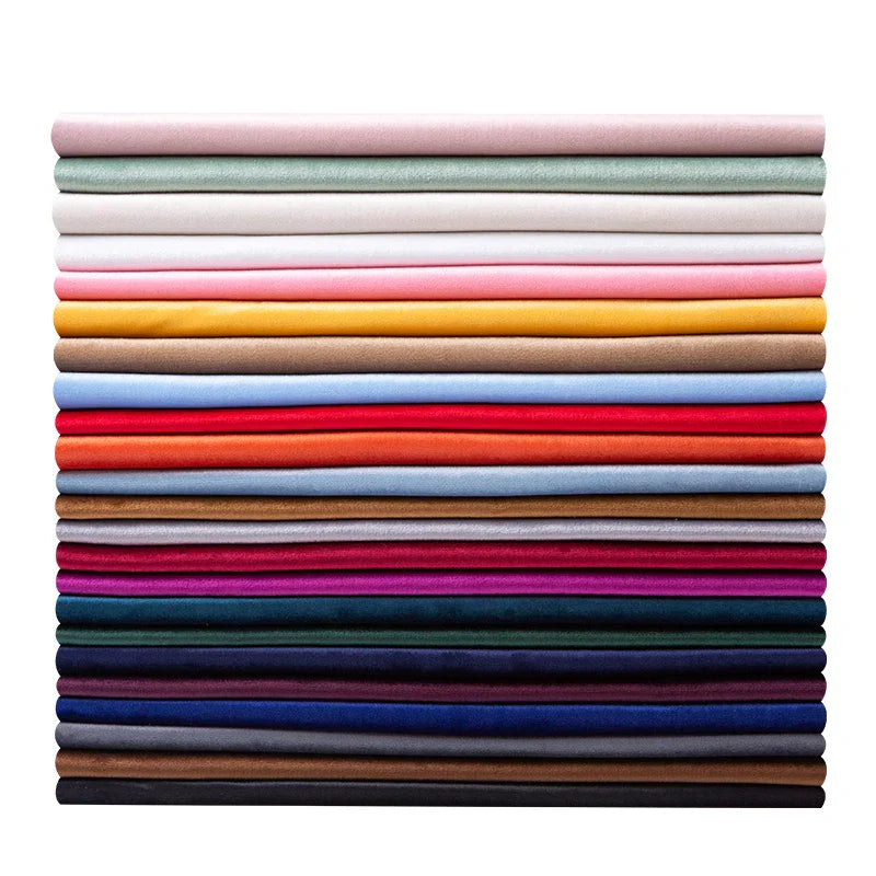 50x155cm Velvet Fabric Thicken Flannel Plush Sofa Fabric