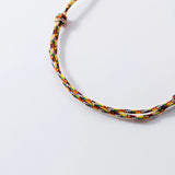 La Monada 23cm 925 Sterling Silver Colorful Rope