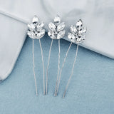 Bride Hairpins Wedding Hair Accessories Trendy Crystal U-shaped