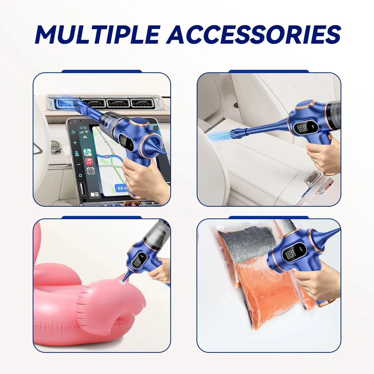 Wireless Handheld Vacuum Cleaner 120W Powerful Electric Portable