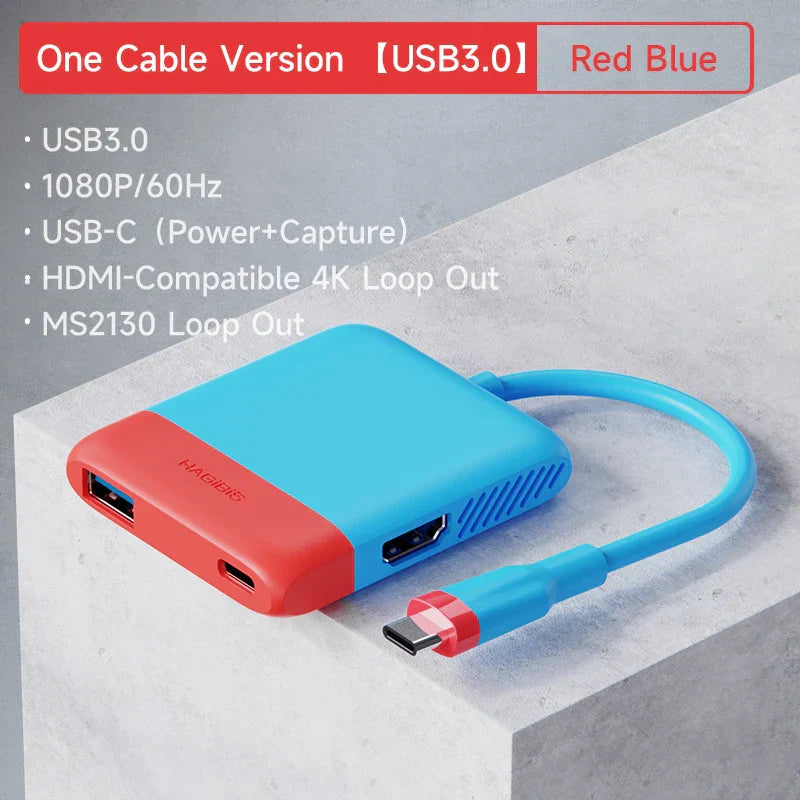 Hagibis Switch Video Capture Card Portable TV Dock