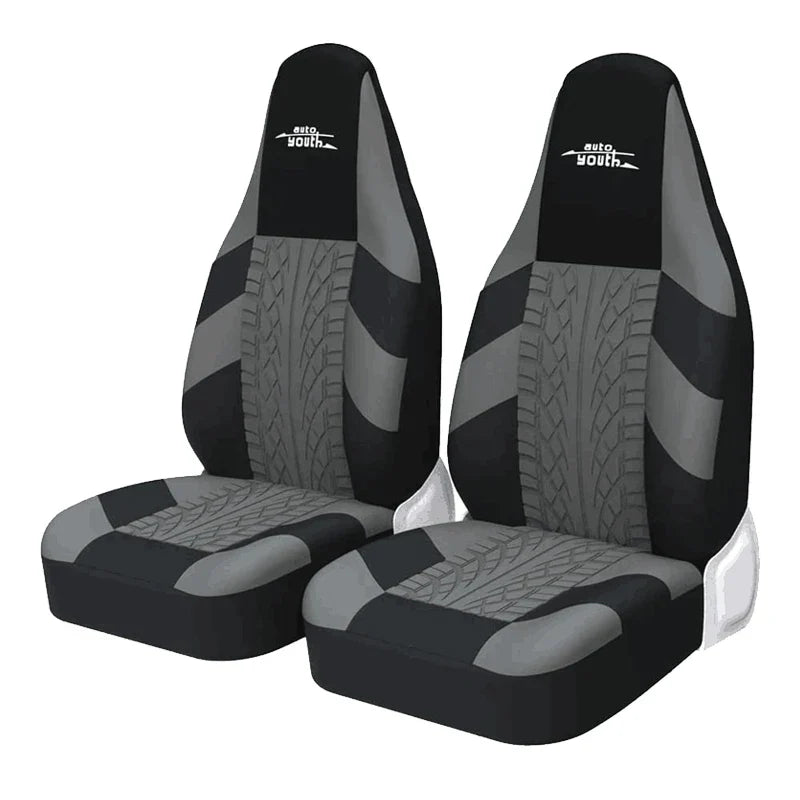 2pcs Front High Bucket Car Seat Covers Universal