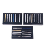 8Pc Exquisite Metal Tie Clip Set With Gift