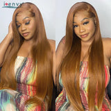 13X6 Colored Straight Lace Front Human Hair Wigs