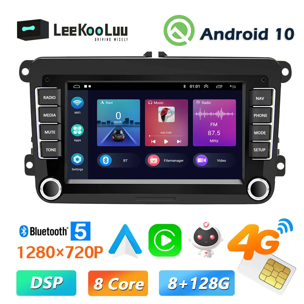 LeeKooLuu car intelligent system android auto radio 2din