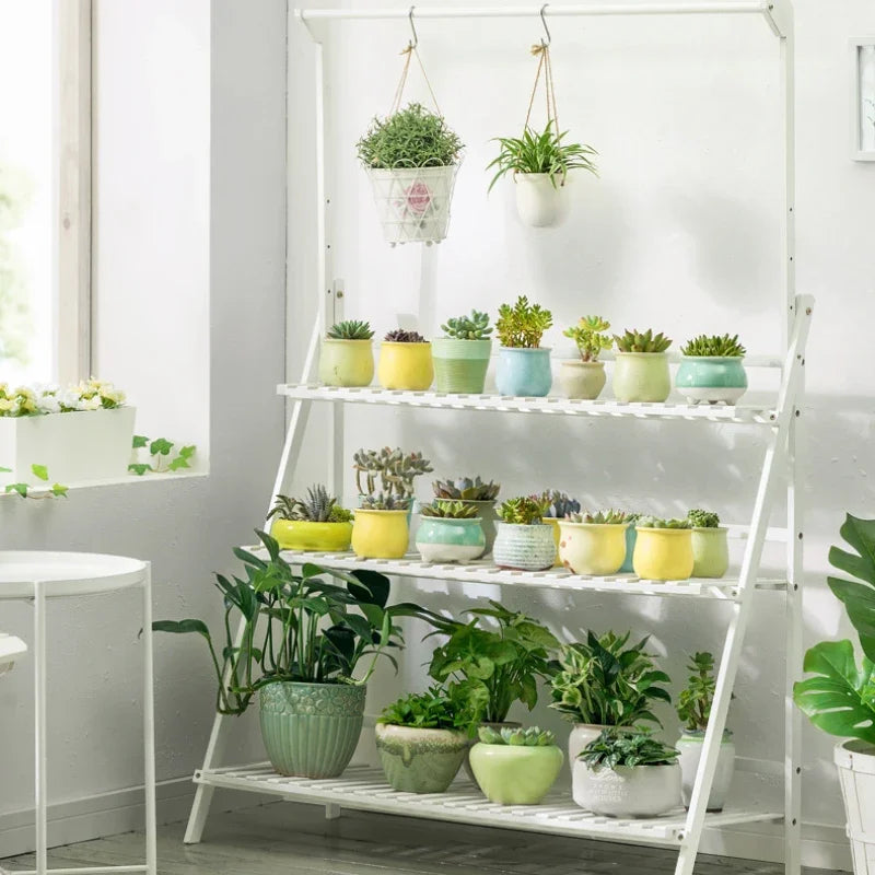 Plant Stand Storage Shelf 3-Tier Hanging Stand for