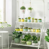 Plant Stand Storage Shelf 3-Tier Hanging Stand for