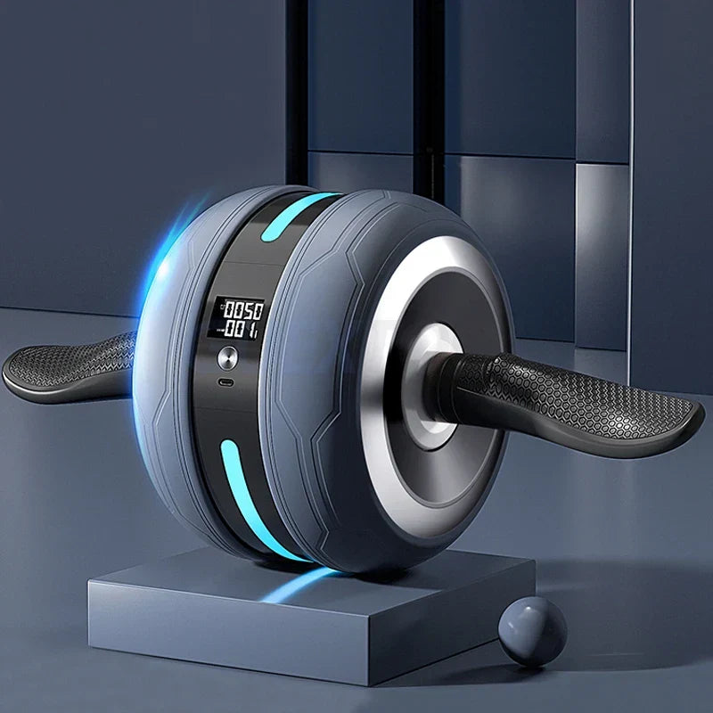 LED Automatic Rebound Ab Roller Intelligent Counting Abdominal