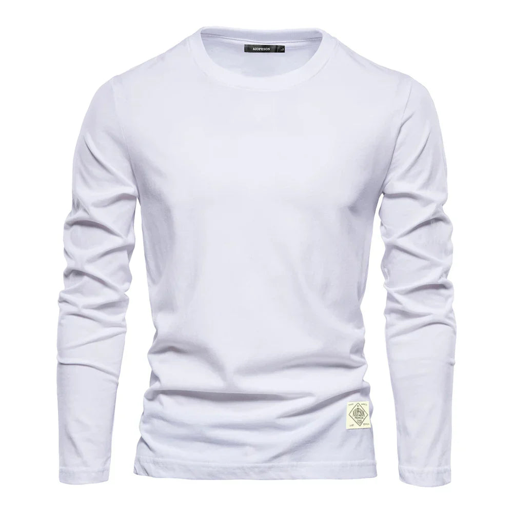 100% Cotton Long Sleeve T shirt For Men