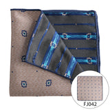 Men Pocket Square Light Coffee Beige Handkerchief Men