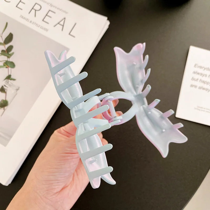 New Geometric Design 12.7CM Oversized Bow Hair Clip