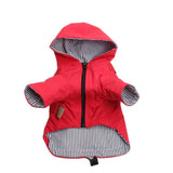 Dog Cat Raincoat Jacket Traction&Reflective Design Pet Puppy