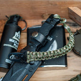Camping Tactical Anti-lost 9 Core Paracord Waist Hanging