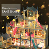 3d Assembly Diy Doll House Miniature Model Doll