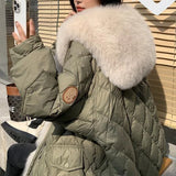 2024 Winter New Women Big Luxury Faux Fox