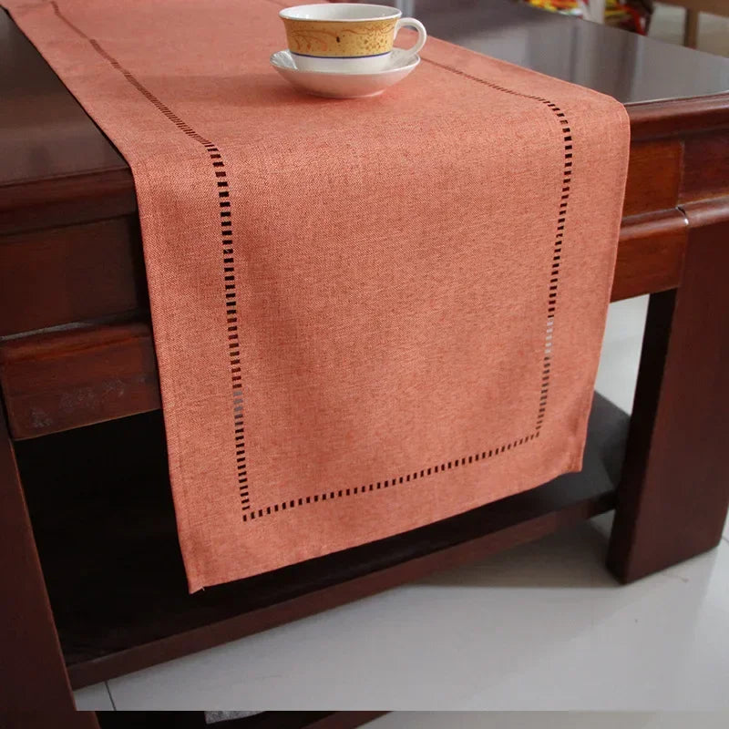 Linen Table Runner Farmhouse 13 x 72 Inches