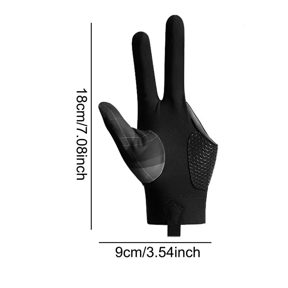 1pcs Polyester Spandex Snooker Billiard Cue Glove Pool