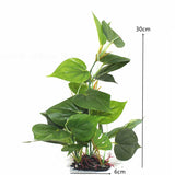 24-52cm Large Aquarium Plants Plastic Grass Fish Tank