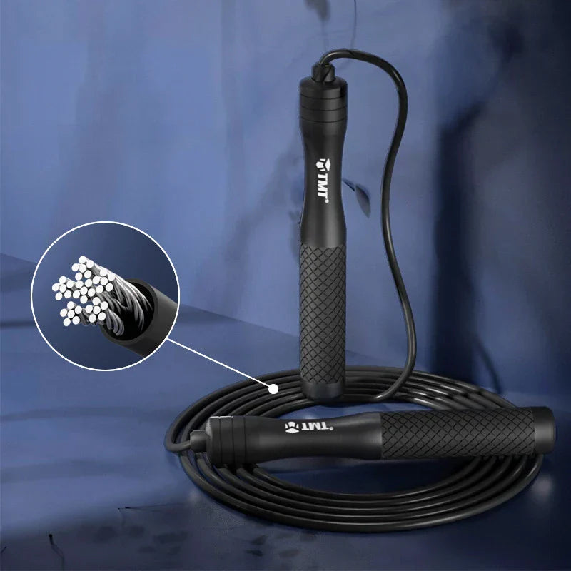 Steel Weighted Jump Rope High-Speed Bearing Weighted Skip