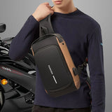 Antitheft Tape Bag Portable Backpack with USB Charging