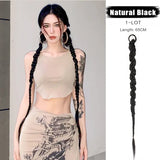 FORLISEE Wig Braid Natural Spicy Girl Pigtail Fried