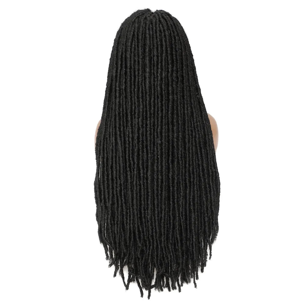 X-TRESS Synthetic Full Lace Wig Faux Locs Braided