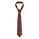 Mens Tie Classic Skinny Haloween Scary Skull Neckties