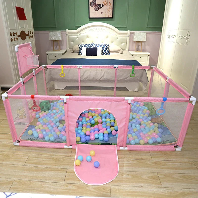IMBABY Baby Playpens Single Football Goal corralito Babies