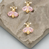 GUFEATHER ME34,jewelry accessories,18k gold rhodium plated,copper,zircons,hand made,charms,jewelry making,diy