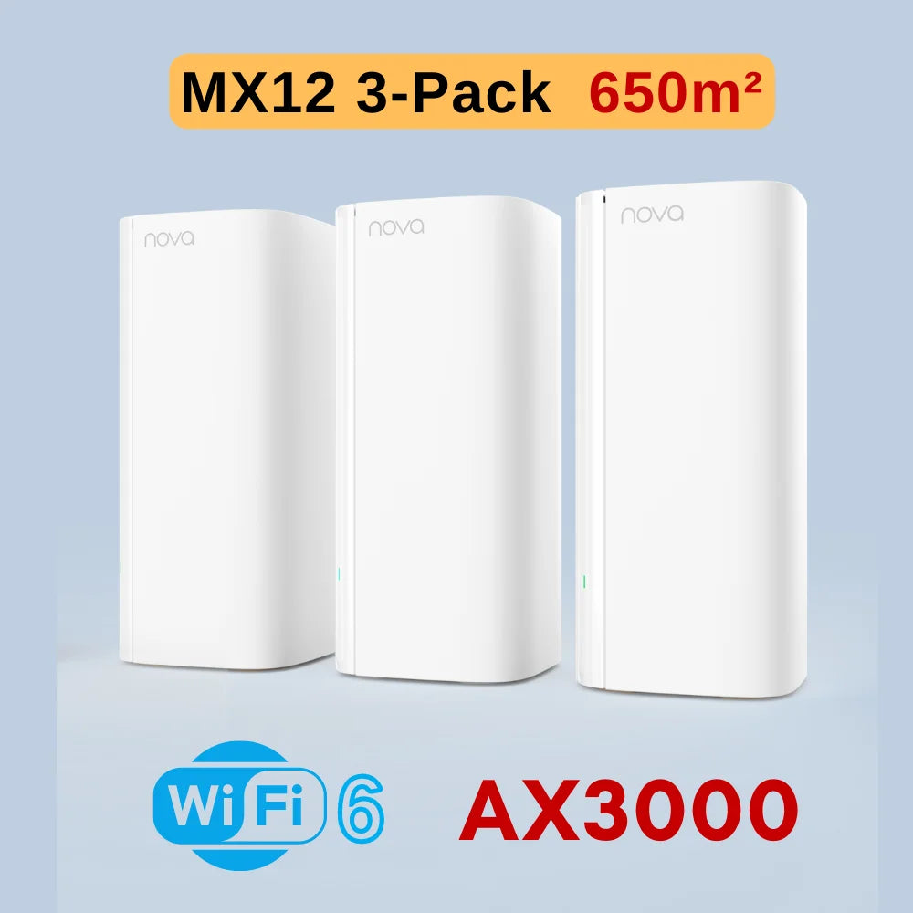 Tenda AX3000 WiFi6 Mesh System EX/MX12 Wireless Router